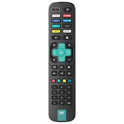 Télécommande de rechange de One For All pour téléviseurs Roku TV (URC4923)