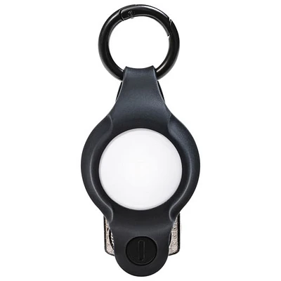 KeySmart AirFlex Silicone Key Holder for AirTag - Black