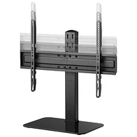 One For All Table Top TV Stand with 32"-70" Swivel TV Mount - Black