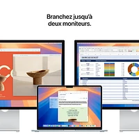 MacBook Air de 15,3 po avec Touch ID d'Apple (2025) - Comète (M4 d'Apple/RAM 24 Go/SSD 512 Go) - Anglais