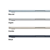 MacBook Air de 15,3 po avec Touch ID d'Apple (2025) - Comète (M4 d'Apple/RAM 24 Go/SSD 512 Go) - Anglais