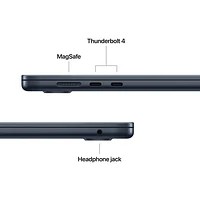 MacBook Air de 15,3 po avec Touch ID d'Apple (2025) - Minuit (M4 d'Apple/RAM 16 Go/SSD Go
