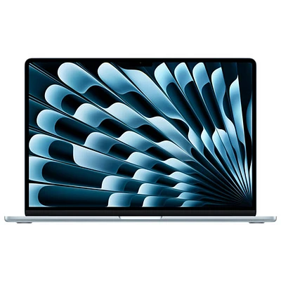 MacBook Air de 15,3 po avec Touch ID d'Apple (2025) - Bleu ciel (M4 d'Apple/RAM 24 Go/SSD 512 Go) - Français