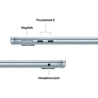 Apple MacBook Air 13.6" w/ Touch ID (2025) - Sky Blue (Apple M4 / 16GB RAM / 512GB SSD) - French