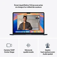 Apple MacBook Air 13.6" w/ Touch ID (2025) - Midnight (Apple M4 / 16GB RAM / 256GB SSD