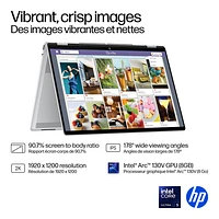 Portable Copilot+ PC 2-en-1 tactile de 16 po OmniBook 7 Flip de HP (Core Ultra 5-226v d'Intel/RAM 16 Go/SSD 512 Go)