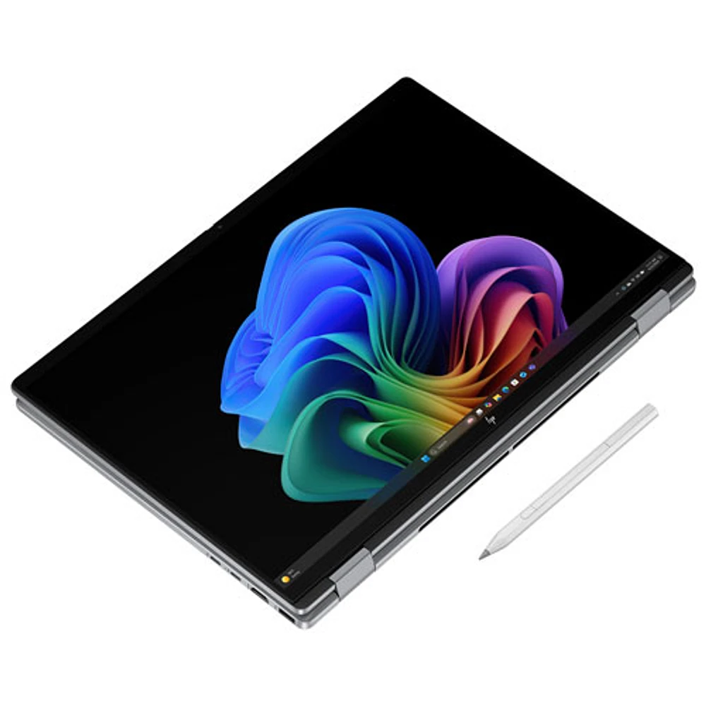 Portable Copilot+ PC 2-en-1 tactile de 16 po OmniBook X Flip de HP (Ryzen AI 300 d'AMD/RAM 32 Go/SSD 1 To)