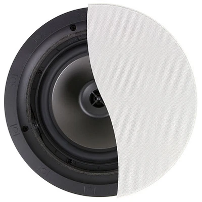 Haut-parleur encastrable au plafond de 8 po, 200 W CDT2800CII de Klipsch - Unité - Blanc