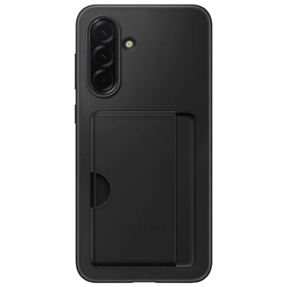 Samsung Card Slot Fitted Hard Shell Case for Galaxy A36 - Black