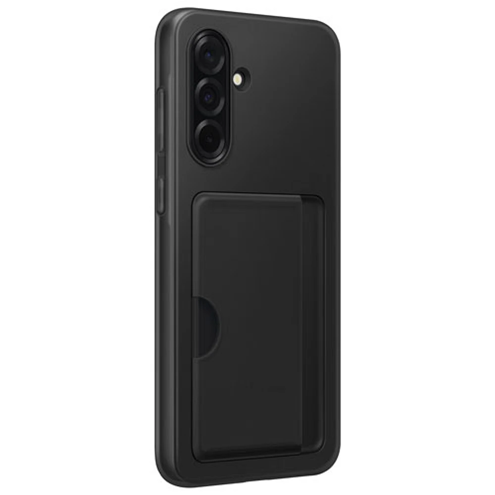Étui rigide ajusté à fentes pour cartes de Samsung pour Galaxy A36 - Noir
