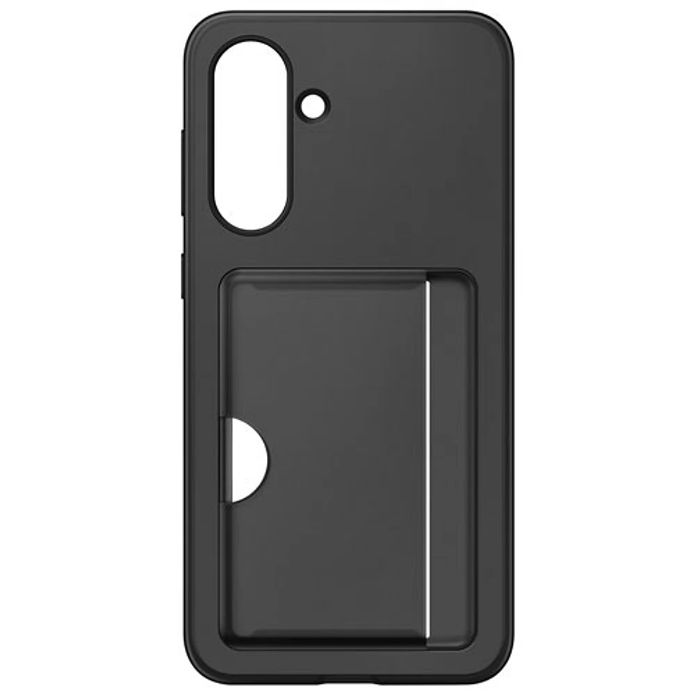Étui rigide ajusté à fentes pour cartes de Samsung pour Galaxy A36 - Noir