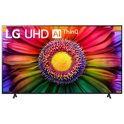 Téléviseur intelligent DEL HDR UHD 4K AI UR80 de 86 po de LG (86UR8000AUA) - 2025