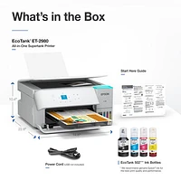 Epson EcoTank ET-2980 Wireless All-In-One Supertank Inkjet Printer - White