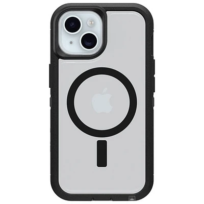 Étui rigide ajusté Defender XT d'OtterBox avec MagSafe pour iPhone 16E/15/14/13 - Côté obscur
