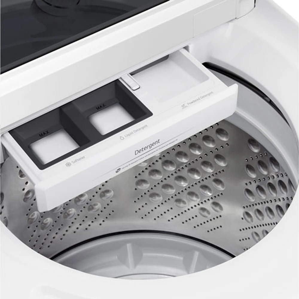 LG 5.8 Cu. Ft. High Efficiency Top Load Washer (WT8200CW) - Alpine White
