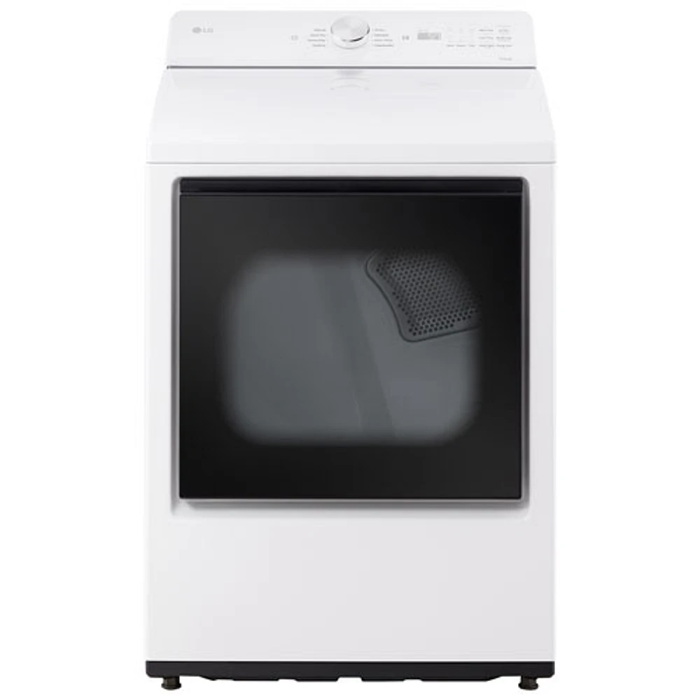 LG 7.3 Cu. Ft. Electric Dryer with Sensor Dry (DLE8200W) - Alpine White