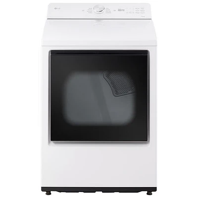 LG 7.3 Cu. Ft. Electric Dryer with Sensor Dry (DLE8200W) - Alpine White