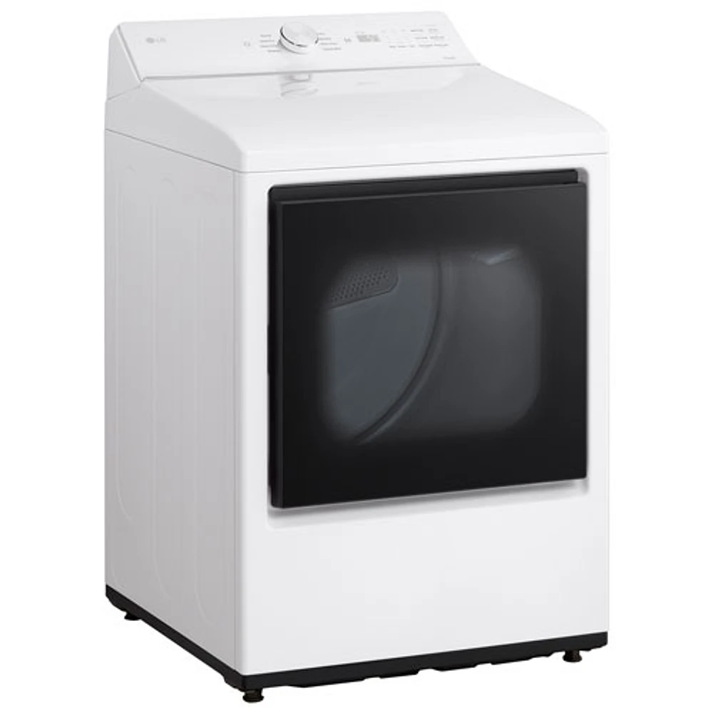 LG 7.3 Cu. Ft. Electric Dryer with Sensor Dry (DLE8200W) - Alpine White