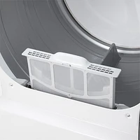 LG 7.3 Cu. Ft. Electric Dryer with Sensor Dry (DLE8200W) - Alpine White