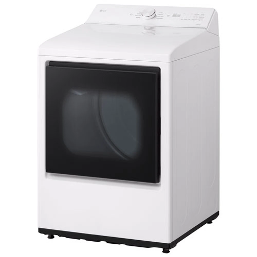 LG 7.3 Cu. Ft. Electric Dryer with Sensor Dry (DLE8200W) - Alpine White