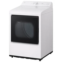 LG 7.3 Cu. Ft. Electric Dryer with Sensor Dry (DLE8200W) - Alpine White
