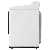 LG 7.3 Cu. Ft. Electric Dryer with Sensor Dry (DLE8200W) - Alpine White