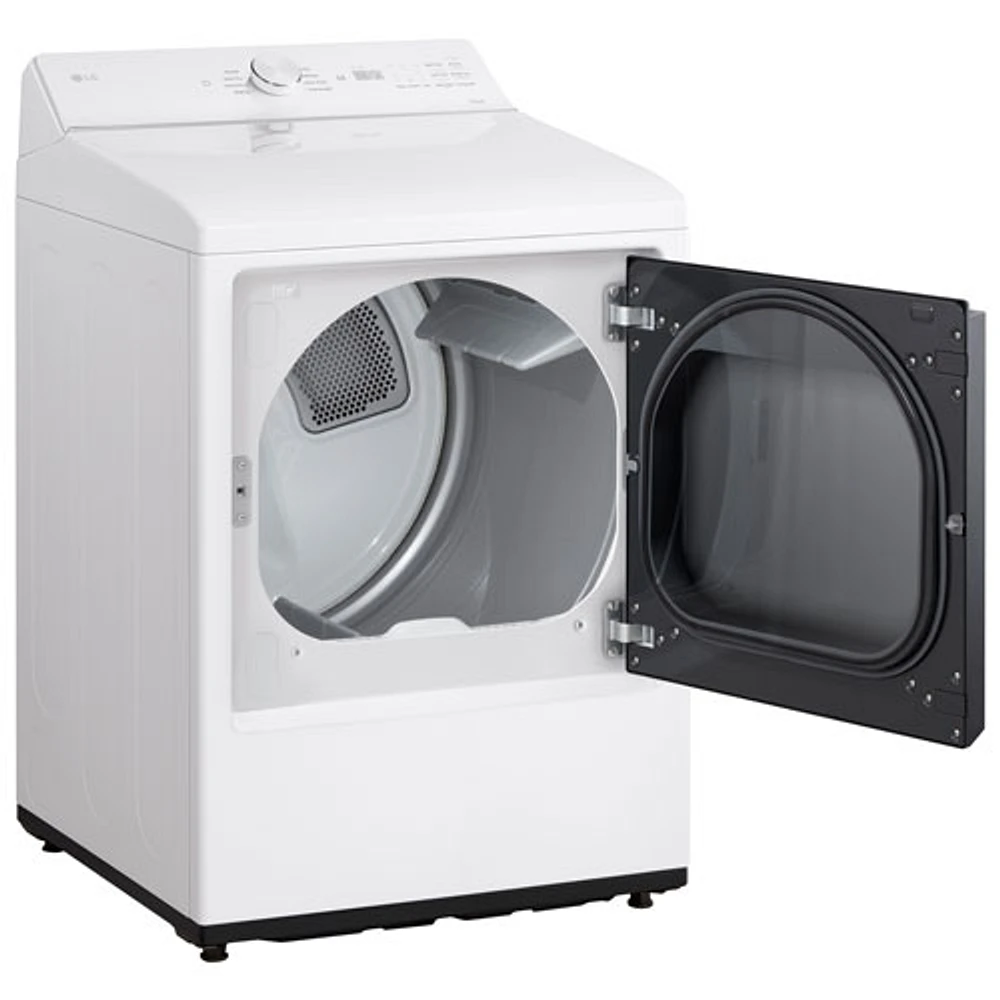 LG 7.3 Cu. Ft. Electric Dryer with Sensor Dry (DLE8200W) - Alpine White