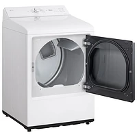 LG 7.3 Cu. Ft. Electric Dryer with Sensor Dry (DLE8200W) - Alpine White