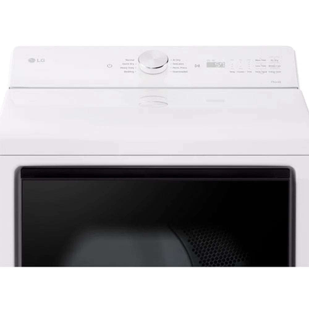 LG 7.3 Cu. Ft. Electric Dryer with Sensor Dry (DLE8200W) - Alpine White