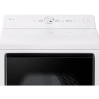 LG 7.3 Cu. Ft. Electric Dryer with Sensor Dry (DLE8200W) - Alpine White