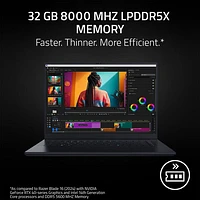 Portable de jeu de 16 po Blade de Razer - Noir (Ryzen AI 9 365 d'AMD/RAM 32 Go/SSD 1 To/RTX 5080)
