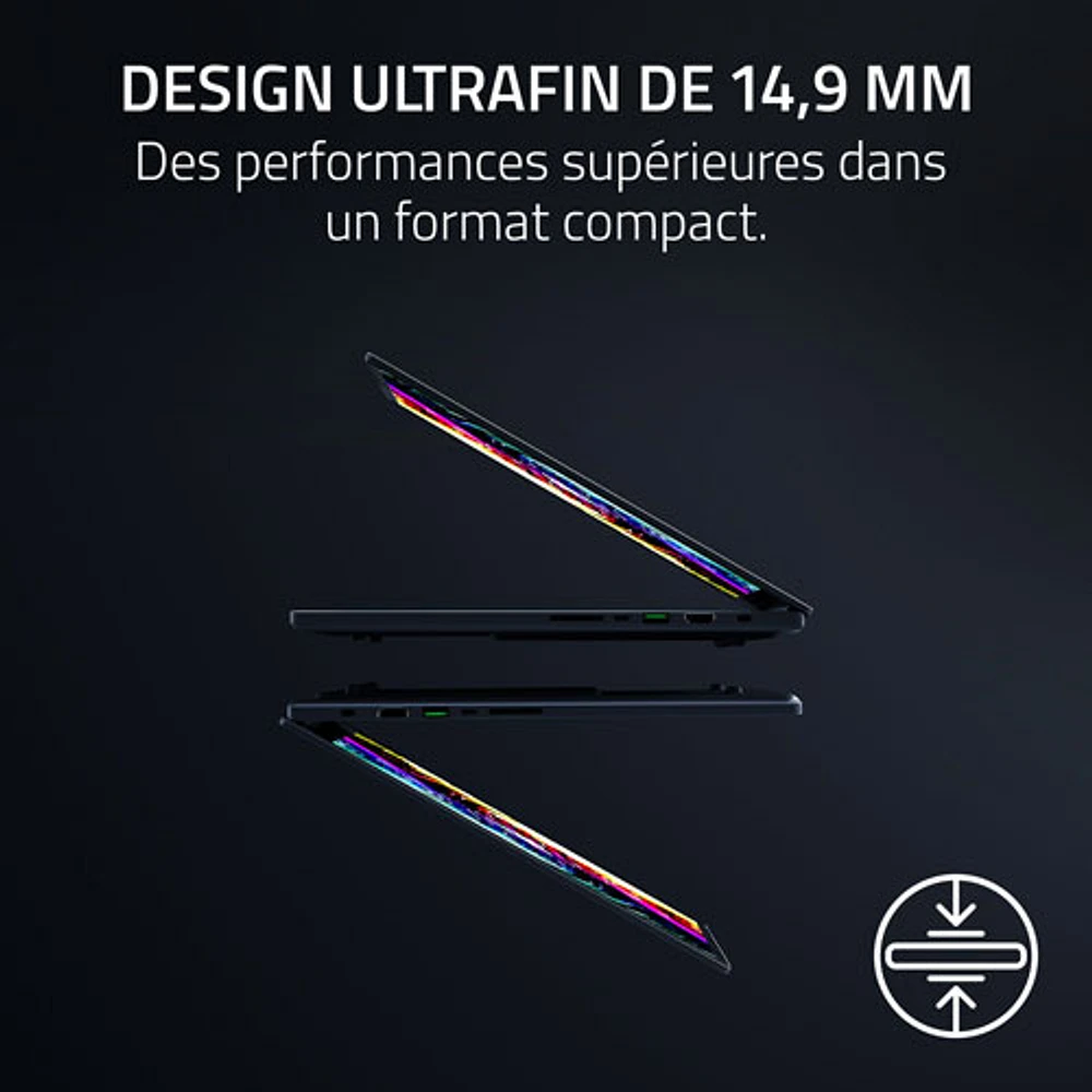 Portable de jeu de 16 po Blade de Razer - Noir (Ryzen AI 9 365 d'AMD/RAM 32 Go/SSD 1 To/RTX 5080)