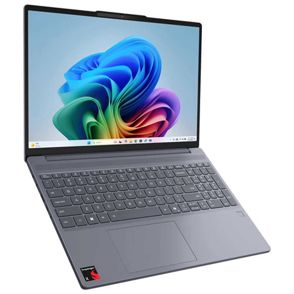 Lenovo IdeaPad Slim 3x 15.3" Laptop - Luna Grey (Snapdragon X/16GB RAM/512GB SSD/Windows 11)