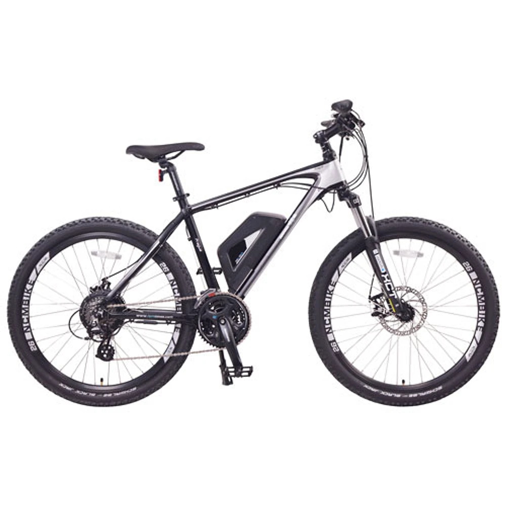 Vélo électrique tout-terrain Prague de NCM (moteur de 350 W/autonomie de 100 km/vitesse maximale de 32 km/h) - Noir mat