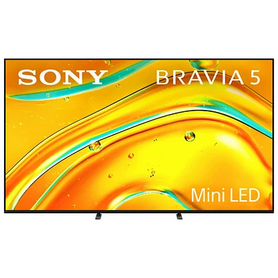 Téléviseur intelligent Google HDR mini-DEL UHD 4K de 75 po BRAVIA 5 série XR50 de Sony (K75XR50) - 2025