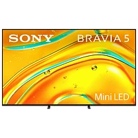 Téléviseur intelligent Google HDR mini-DEL UHD 4K de 85 po BRAVIA 5 série XR50 de Sony (K85XR50) - 2025