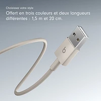 Beats By Dr. Dre 1.5m (4.9 ft.) USB-A to USB-C Woven Cable (MDGJ4LL/A) - Surge Stone