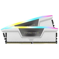 Corsair Vengeance RGB 64GB (2 x 32GB) DDR5 6400MHz Desktop Memory (CMH64GX5M2B6400C32W)