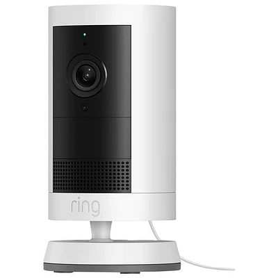 Ring Outdoor Cam Plus Wired 2K Security Camera - White