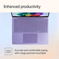 Microsoft Surface Laptop 13" Copilot+ PC Laptop - Violet (Snapdragon X Plus/16GB RAM/512GB UFS) - EN