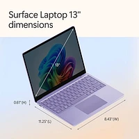 Microsoft Surface Laptop 13" Copilot+ PC Laptop - Violet (Snapdragon X Plus/16GB RAM/512GB UFS) - EN