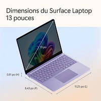 Microsoft Surface Laptop 13" Copilot+ PC Laptop - Violet (Snapdragon X Plus/16GB RAM/512GB UFS) - EN