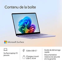Microsoft Surface Laptop 13" Copilot+ PC Laptop - Violet (Snapdragon X Plus/16GB RAM/512GB UFS) - EN