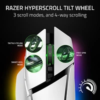 Razer Basilisk V3 Pro 30000 DPI Bluetooth Optical Gaming Mouse - White