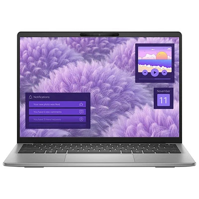 Portable Copilot+ PC 14 po de Dell - Gris titane (Snapdragon de Qualcomm/RAM 16 Go/SSD 512 Go/Windows 11)
