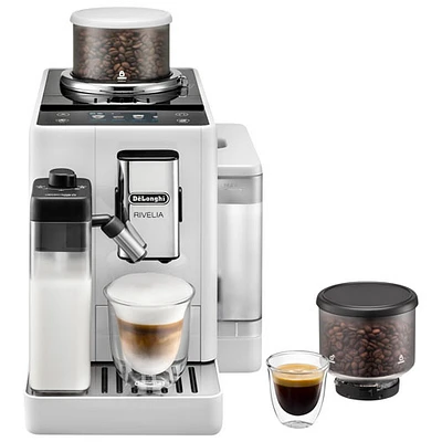 De'Longhi Rivelia Automatic Espresso Machine - White - Exclusive Retail Partner