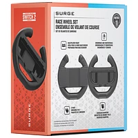 Surge Race Wheel Set for Switch 2 - 2 Pack - Black