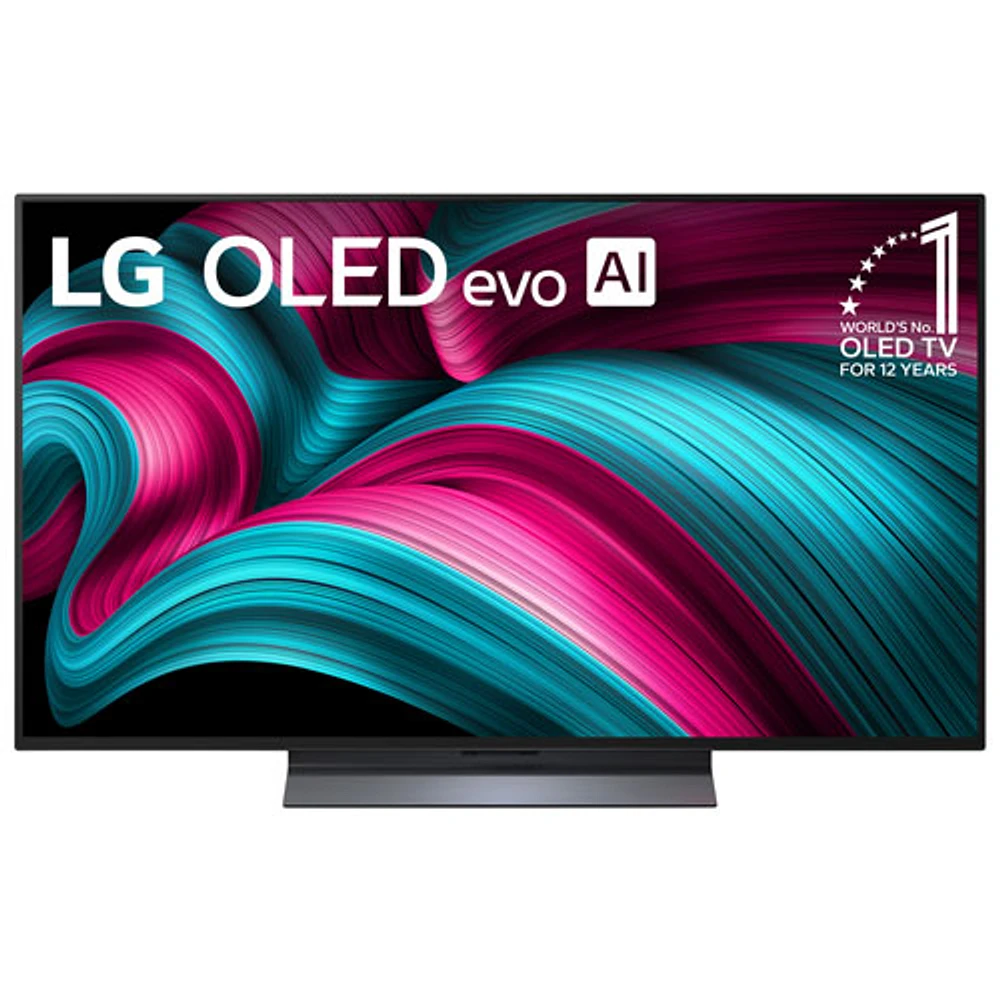 Téléviseur intelligent DELO HDR UHD 4K evo AI C5 de 48 po de LG (OLED48C5PUA) - 2025
