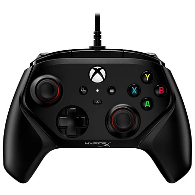 Manette avec fil Clutch Gladiate de HyperX pour Xbox Series X|S - Noir