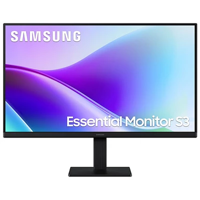 Moniteur incurvé DEL IPS HD intégrale 5 ms gris à gris 120 Hz Essential de 27 po de Samsung (LS27F320GANXZA) - Noir